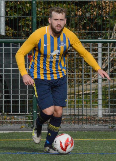 Lloyd Hughes - scored for Kilgetty in their win against Milford United